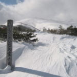 冬の安達太良山