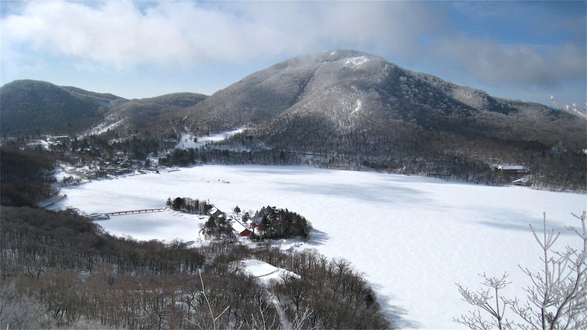 冬の赤城山
