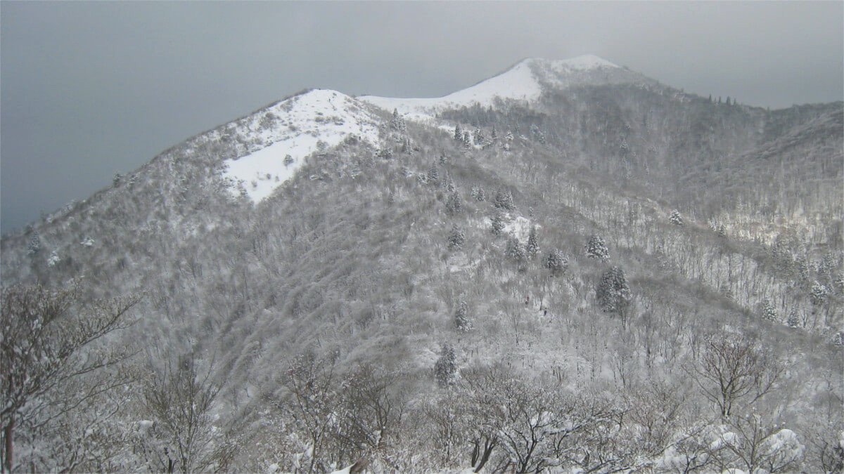 冬の武奈ヶ岳