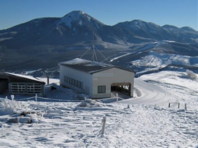 車山高原スキー場リフトの山頂駅