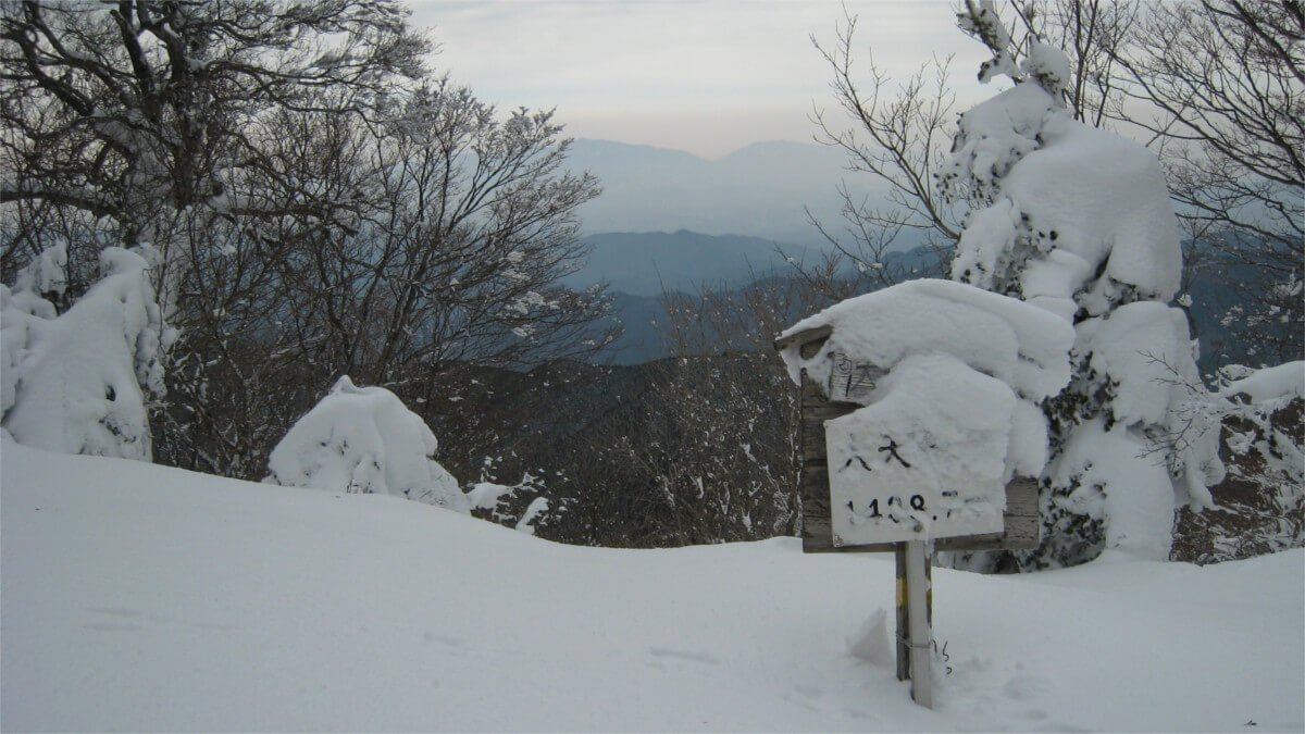 冬の大天井ヶ岳
