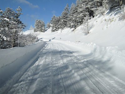 道路の積雪